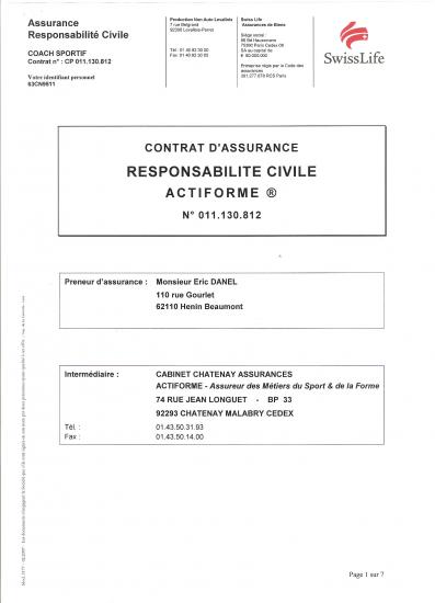 L Assurance Responsabilite Civile Actiforme